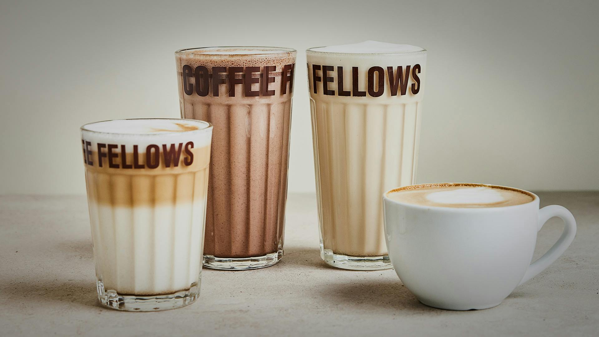Cappuccino en warme dranken van Coffee Fellows