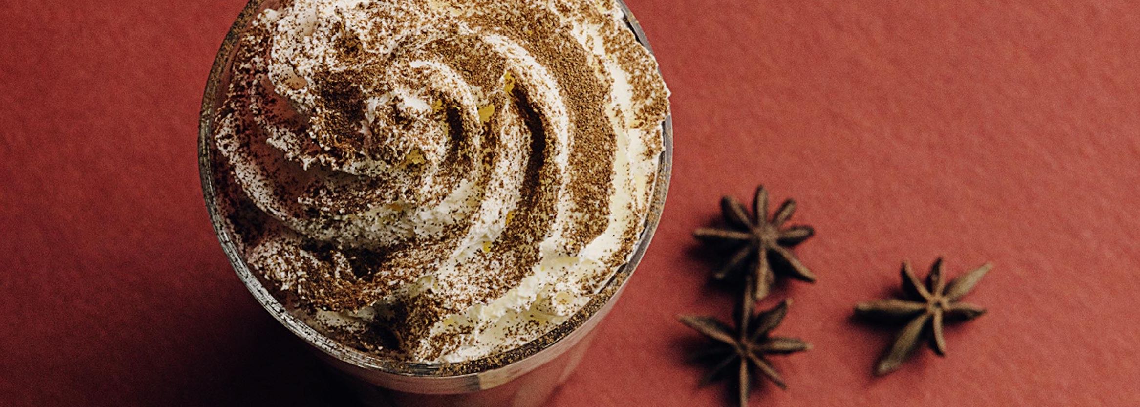 Winter Chocolate met slagroom, kaneel en steranijs